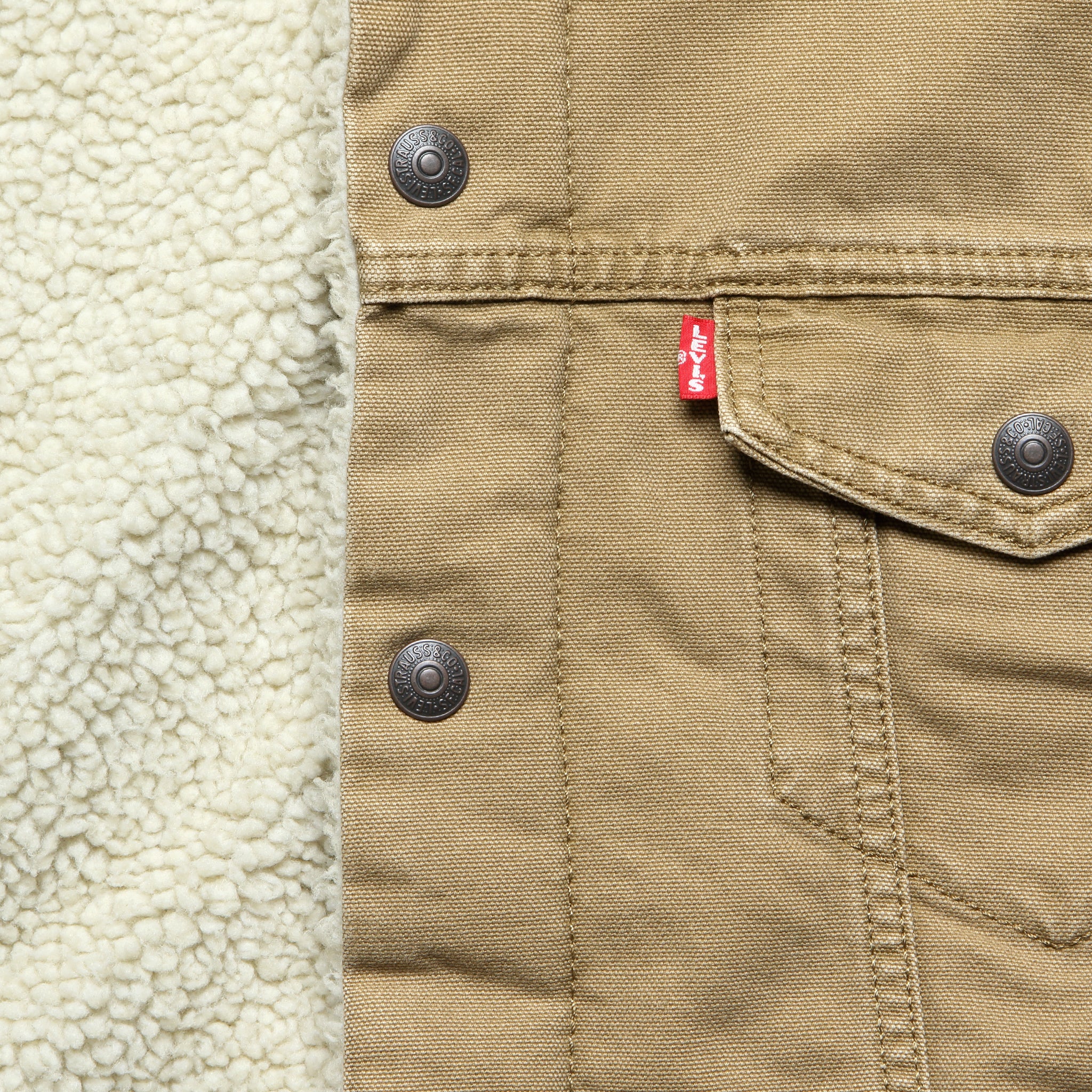 Type III Sherpa Trucker Jacket - Ermine - Levis Premium - STAG Provisions - Outerwear - Coat / Jacket