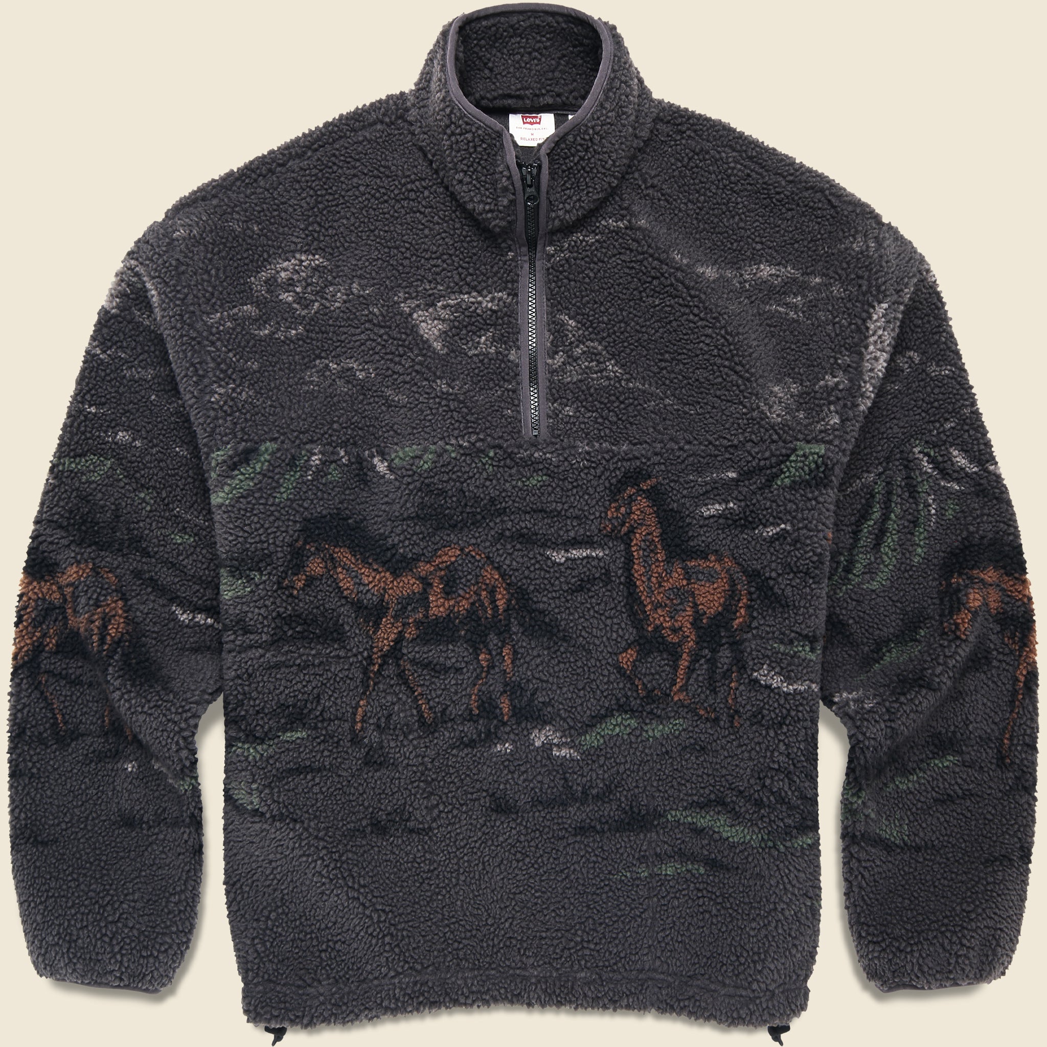 Idyllwild Sherpa Popover - Running Horses Landscape - Levis Premium - STAG Provisions - Outerwear - Coat / Jacket
