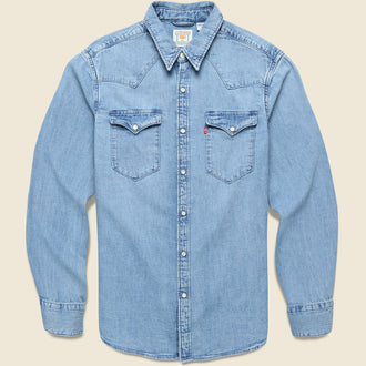 Barstow Western Shirt - Blue Mountain