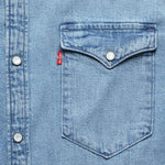 Barstow Western Shirt - Blue Mountain - Levis Premium - STAG Provisions - Tops - L/S Woven - Solid
