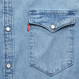 Barstow Western Shirt - Blue Mountain - Levis Premium - STAG Provisions - Tops - L/S Woven - Solid