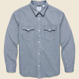 Relaxed Western Shirt - Railroad Stripe - Levis Premium - STAG Provisions - Tops - L/S Woven - Stripe