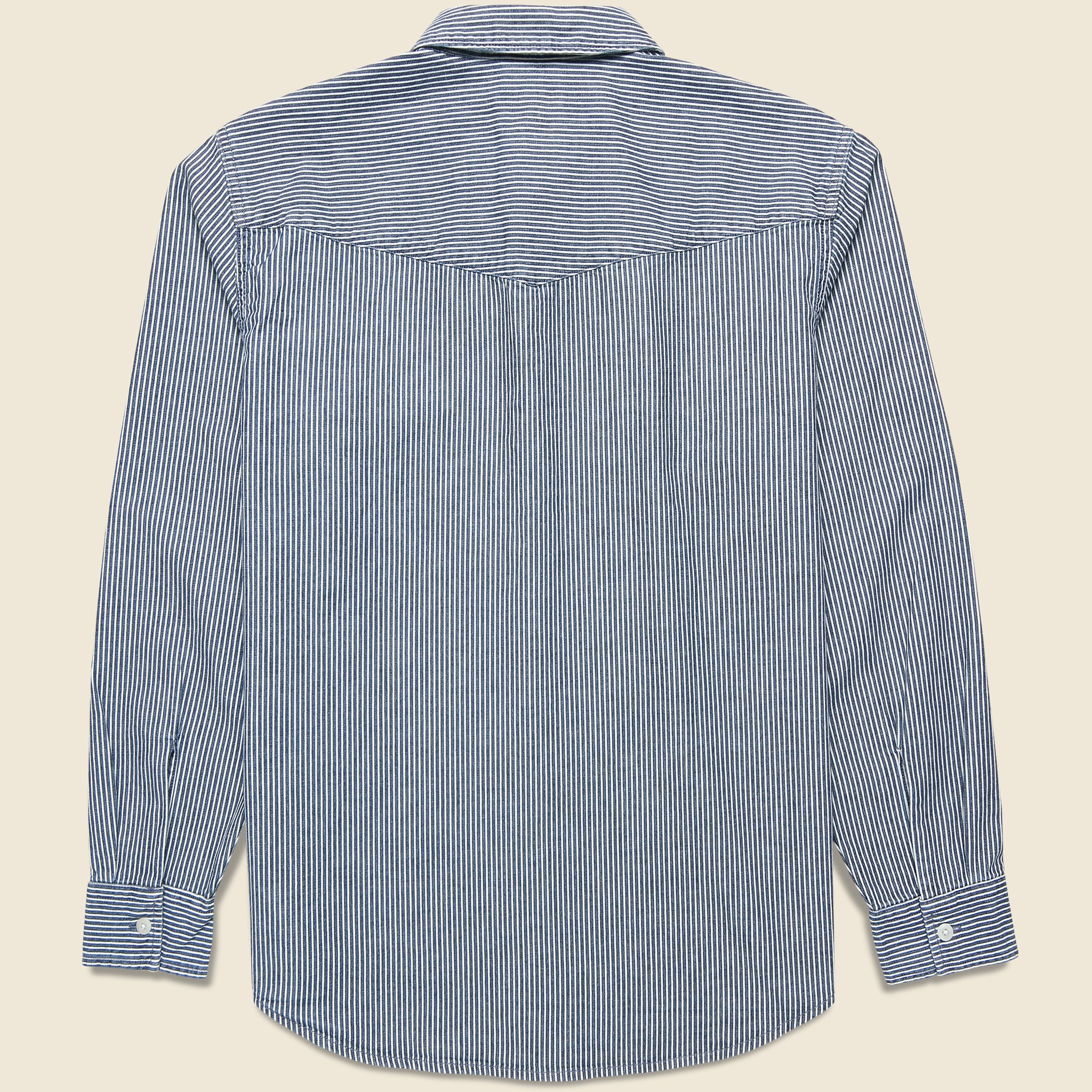 Relaxed Western Shirt - Railroad Stripe - Levis Premium - STAG Provisions - Tops - L/S Woven - Stripe