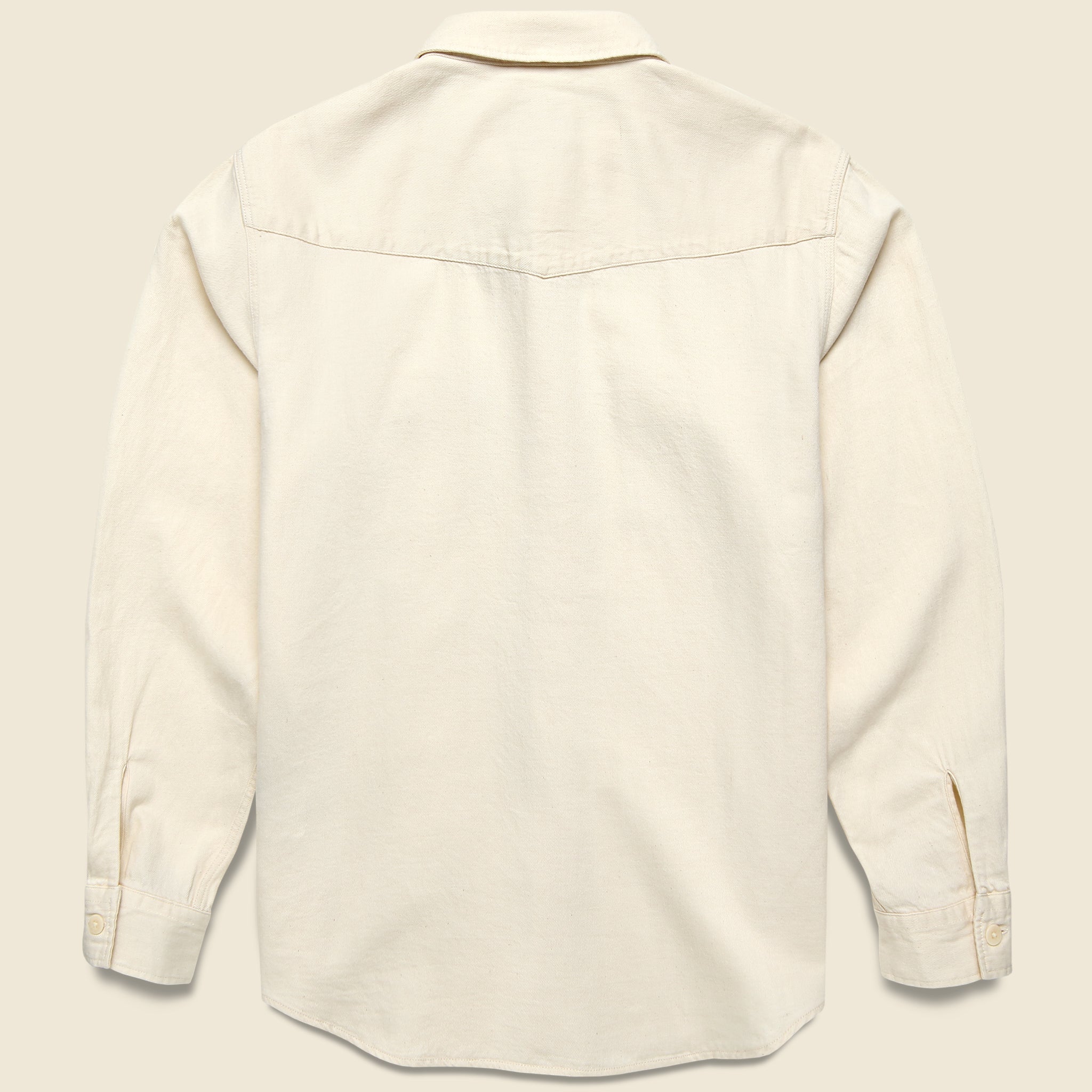 Relaxed Fit Western Shirt - Ecru - Levis Premium - STAG Provisions - Tops - L/S Woven - Solid