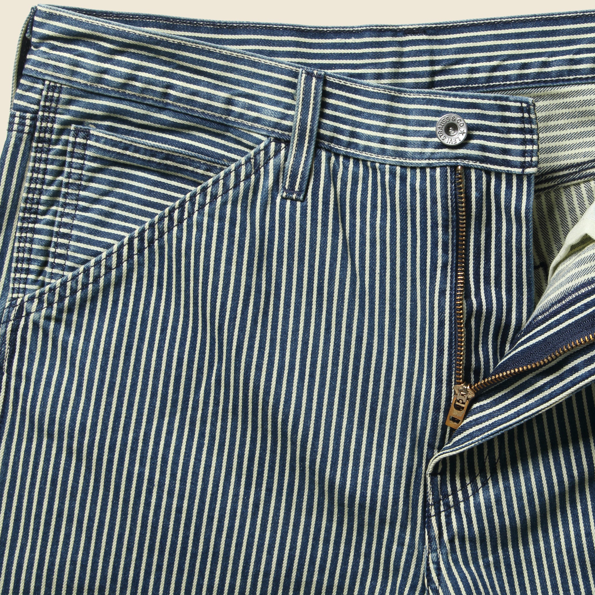 568 Carpenter Pant - Aged Railroad Stripe - Levis Premium - STAG Provisions - Pants - Denim