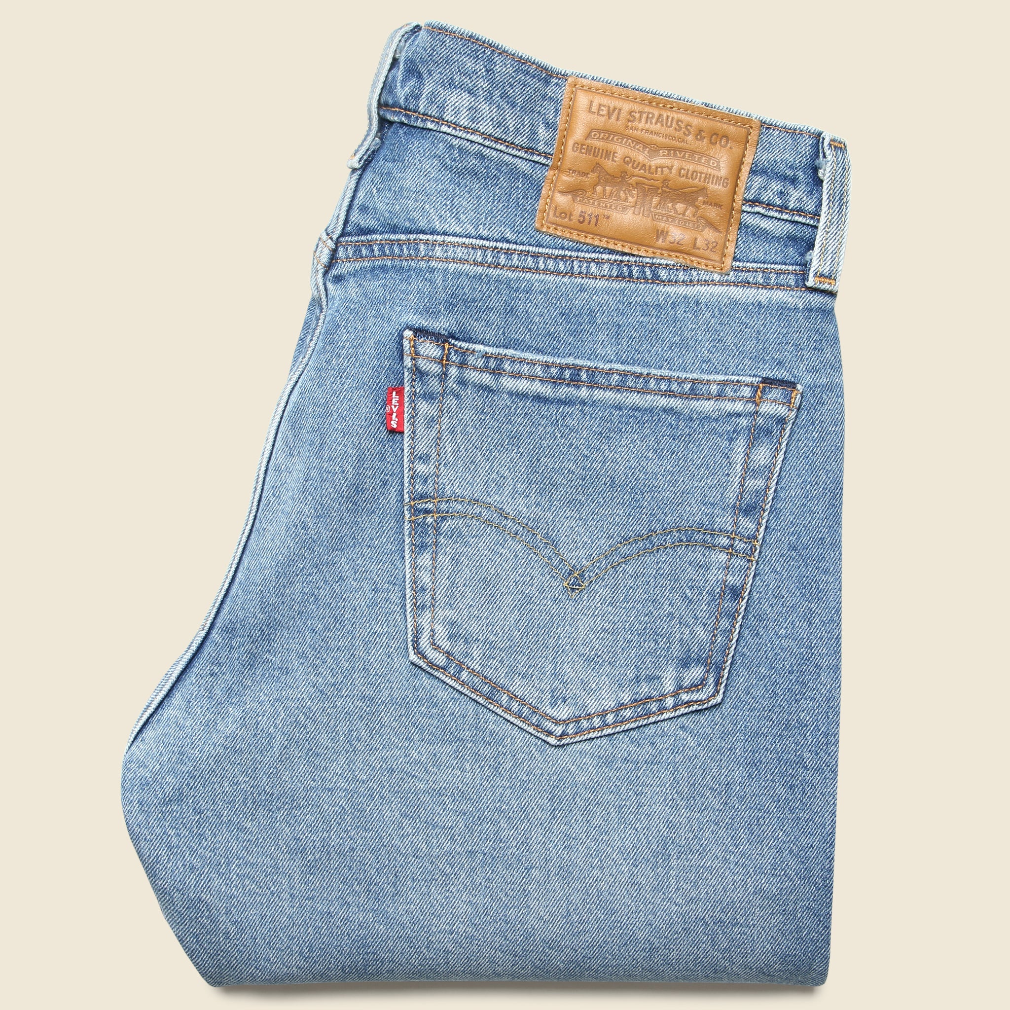 
                          511 Slim Jean - Go With It Selvedge - Levis Premium - STAG Provisions - Pants - Denim
                        
