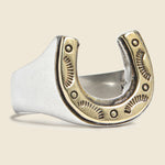 Stamped Horseshoe Ring - Silver - LHN Jewelry - STAG Provisions - Accessories - Rings