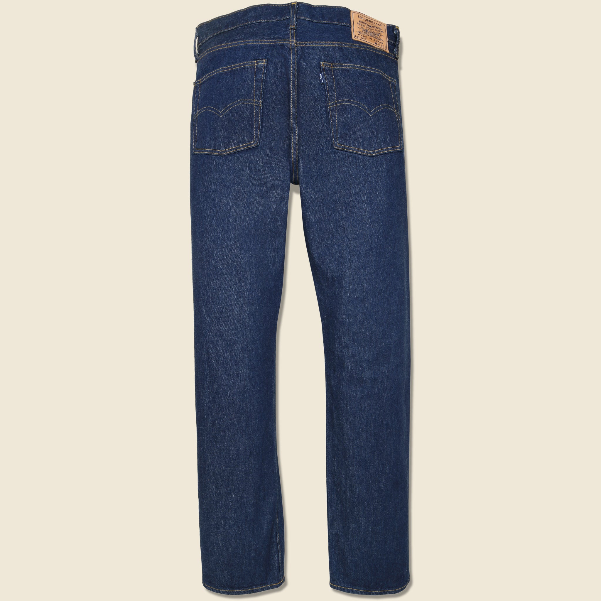 1980s 501 Straight Jean - Dark Rinse - Levi's Made in Japan - STAG Provisions - Pants - Denim