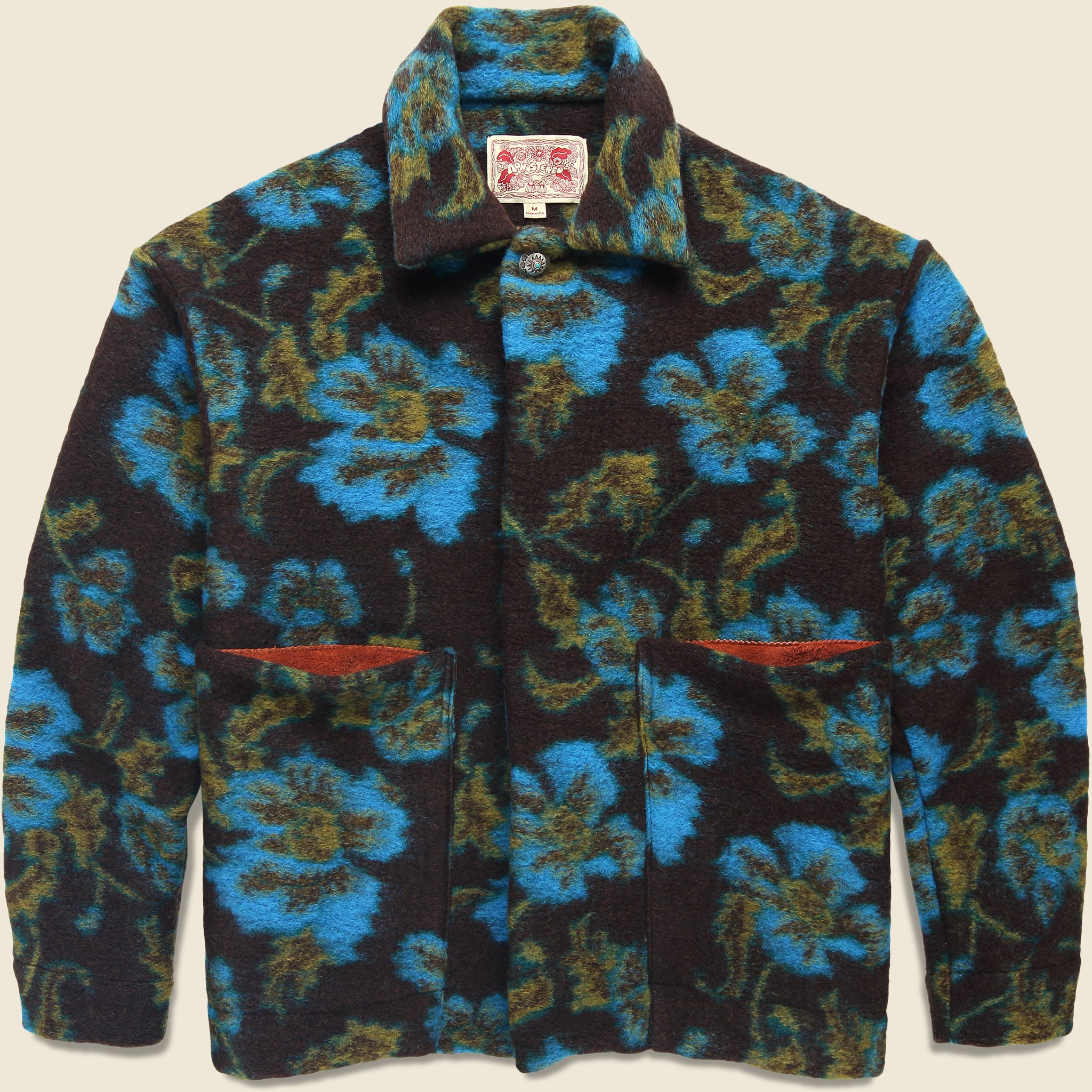 Wooly Floral Barn Jacket - Flowers - Monostereo - STAG Provisions - Outerwear - Coat / Jacket