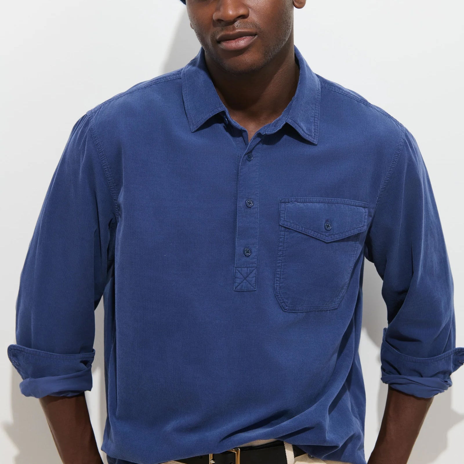 
                          Popover Cord Shirt - Iris - Alex Mill - STAG Provisions - Tops - L/S Woven - Corduroy
                        
