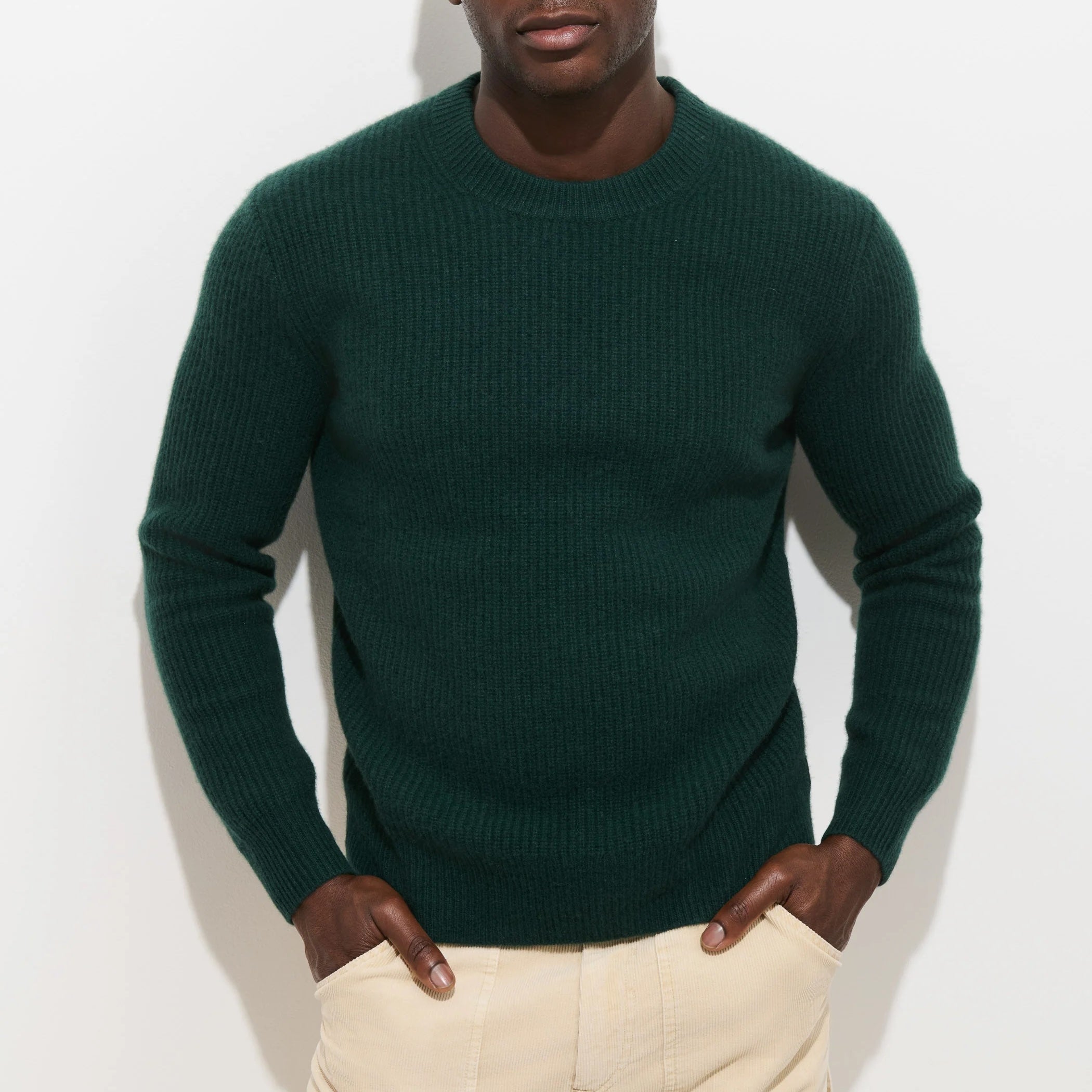 
                          Cashmere Jordan Sweater - Cypress Green - Alex Mill - STAG Provisions - Tops - Sweater
                        