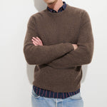 Cashmere Jordan Sweater - Espresso - Alex Mill - STAG Provisions - Tops - Sweater