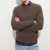 Cashmere Jordan Sweater - Espresso - Alex Mill - STAG Provisions - Tops - Sweater
