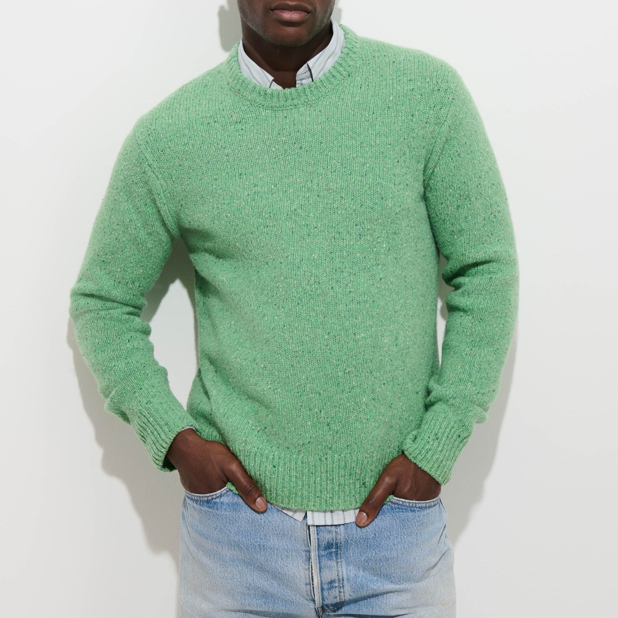 
                          Donegal Wool Sweater - Clearspring - Alex Mill - STAG Provisions - Tops - Sweater
                        