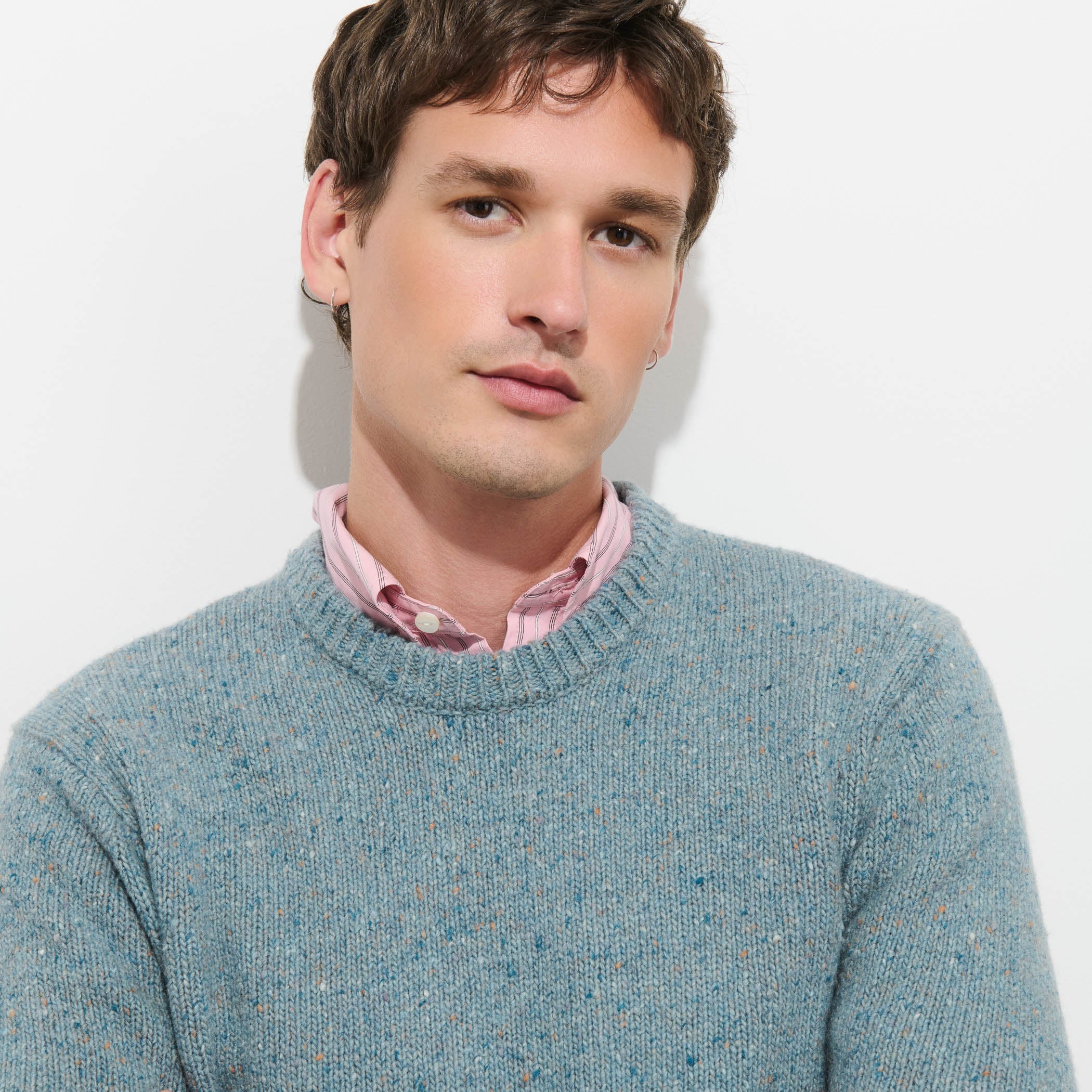 
                          Donegal Wool Sweater - Sea Mist - Alex Mill - STAG Provisions - Tops - Sweater
                        