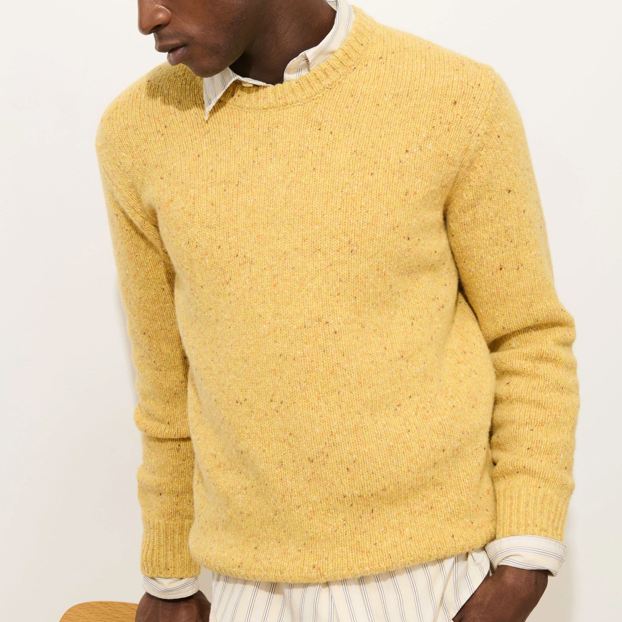 
                          Donegal Wool Sweater - Sunflower - Alex Mill - STAG Provisions - Tops - Sweater
                        