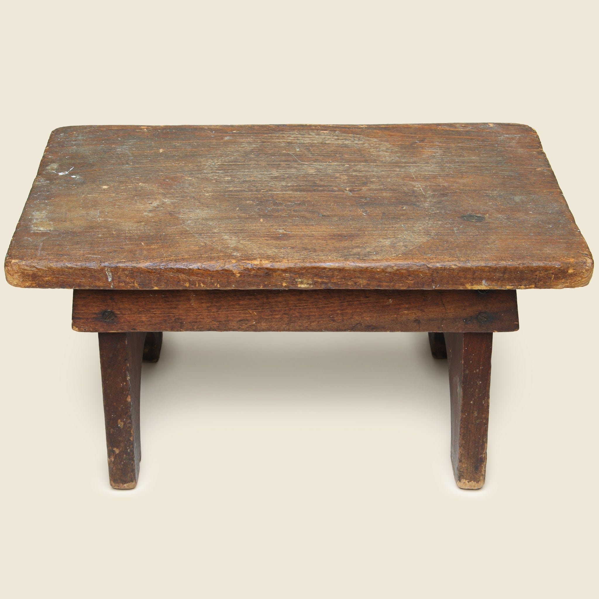 
                          Small Primitive Wooden Stool #1 - Vintage - STAG Provisions - One &amp; Done - Furniture
                        