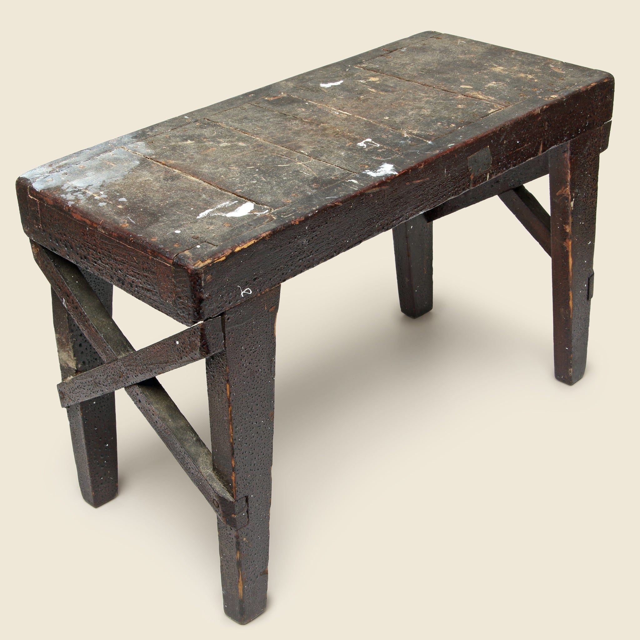 Small Primitive Wooden Stool #4 - Vintage - STAG Provisions - One & Done - Furniture