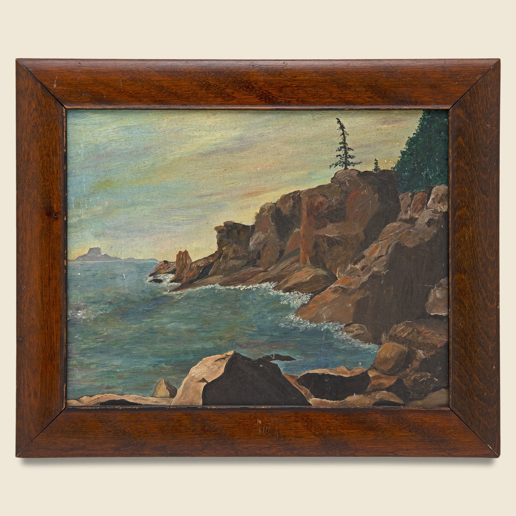 Vintage Seascape Painting - Vintage - STAG Provisions - One & Done - Art