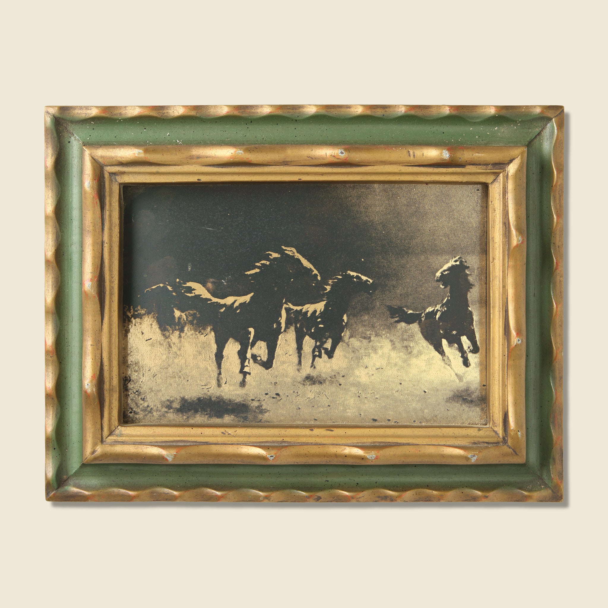 1980's Horse Engraving - Vintage - STAG Provisions - One & Done - Art