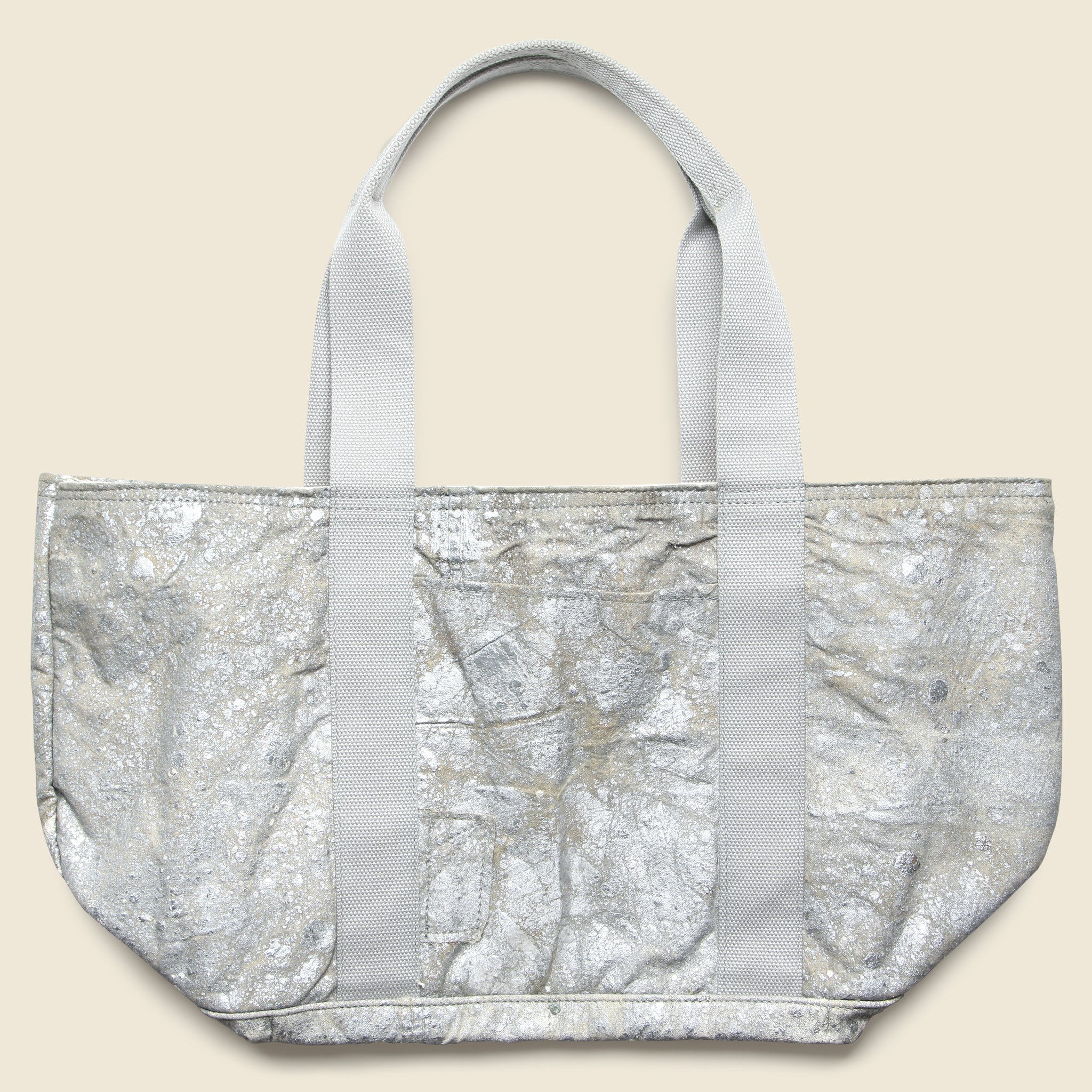 
                          Upcycled Tote Bag - Silver - Vintage - STAG Provisions - One &amp; Done - Accessories &amp; Jewelry
                        