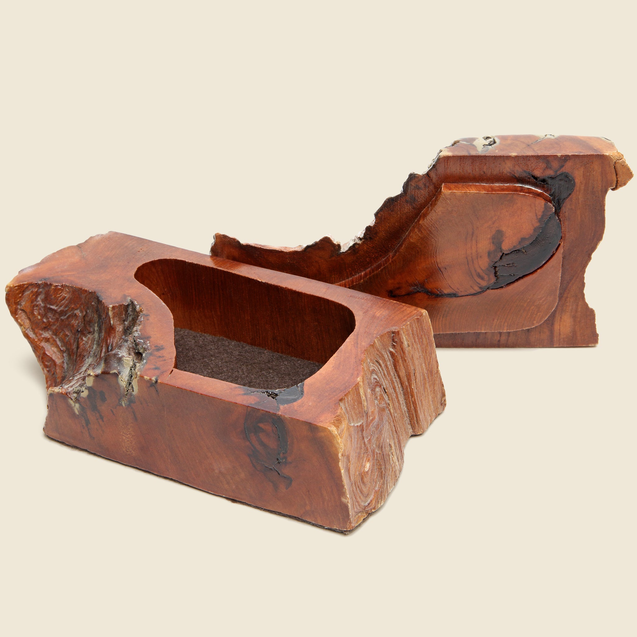 Raw Edge Wooden Stash Box - Vintage - STAG Provisions - One & Done - Furniture