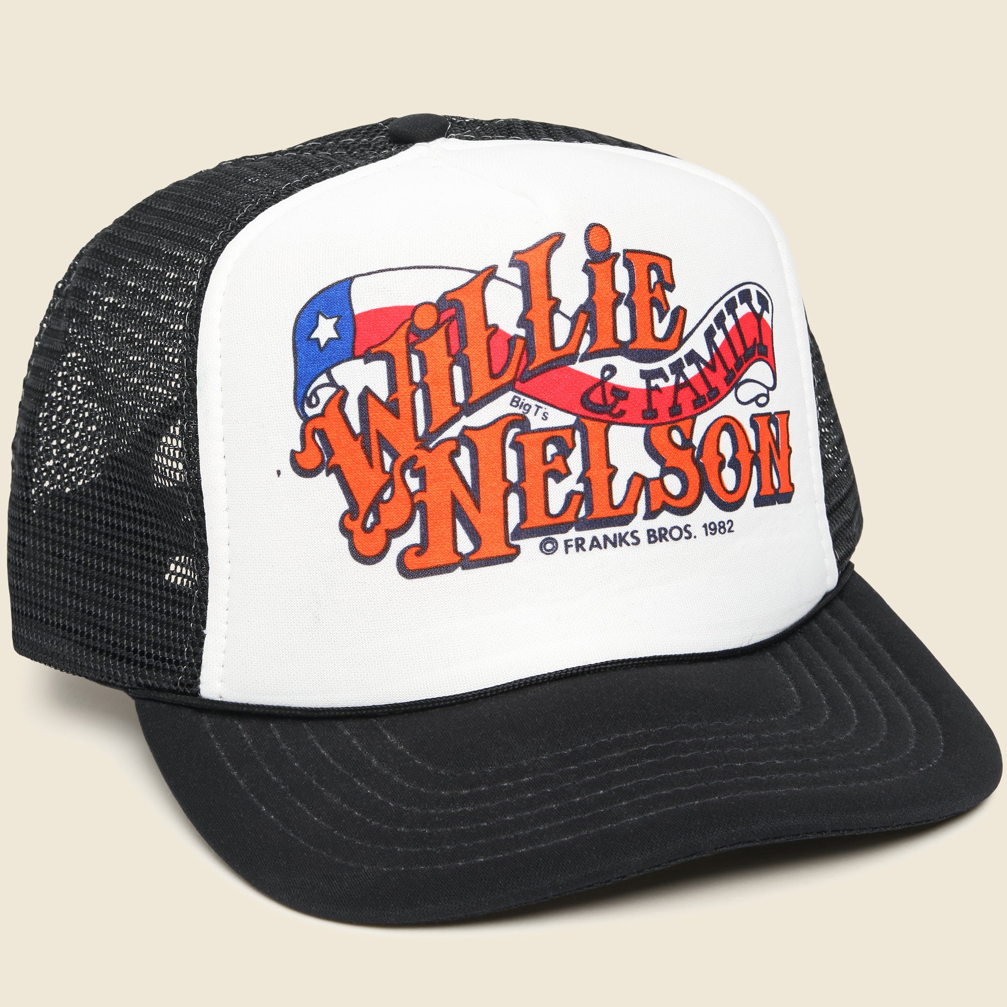 1982 Willie Nelson & Family Deadstock Trucker Hat - Vintage - STAG Provisions - One & Done - Apparel
