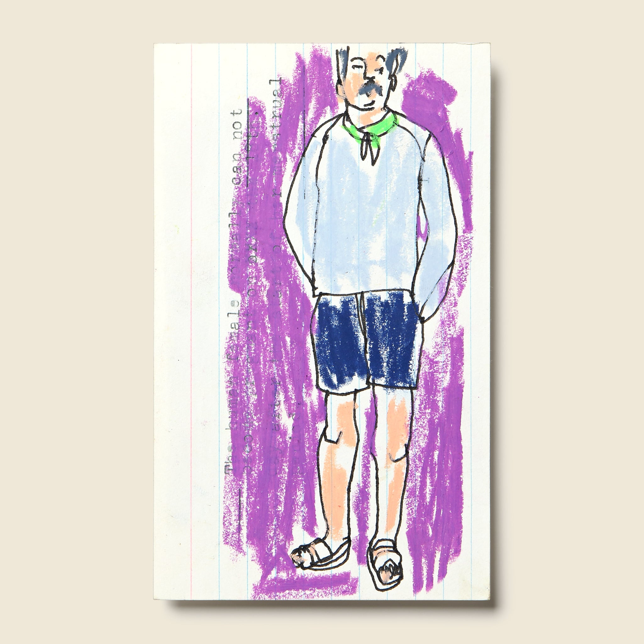 Figure Sketch #5 - Vintage - STAG Provisions - One & Done - Art