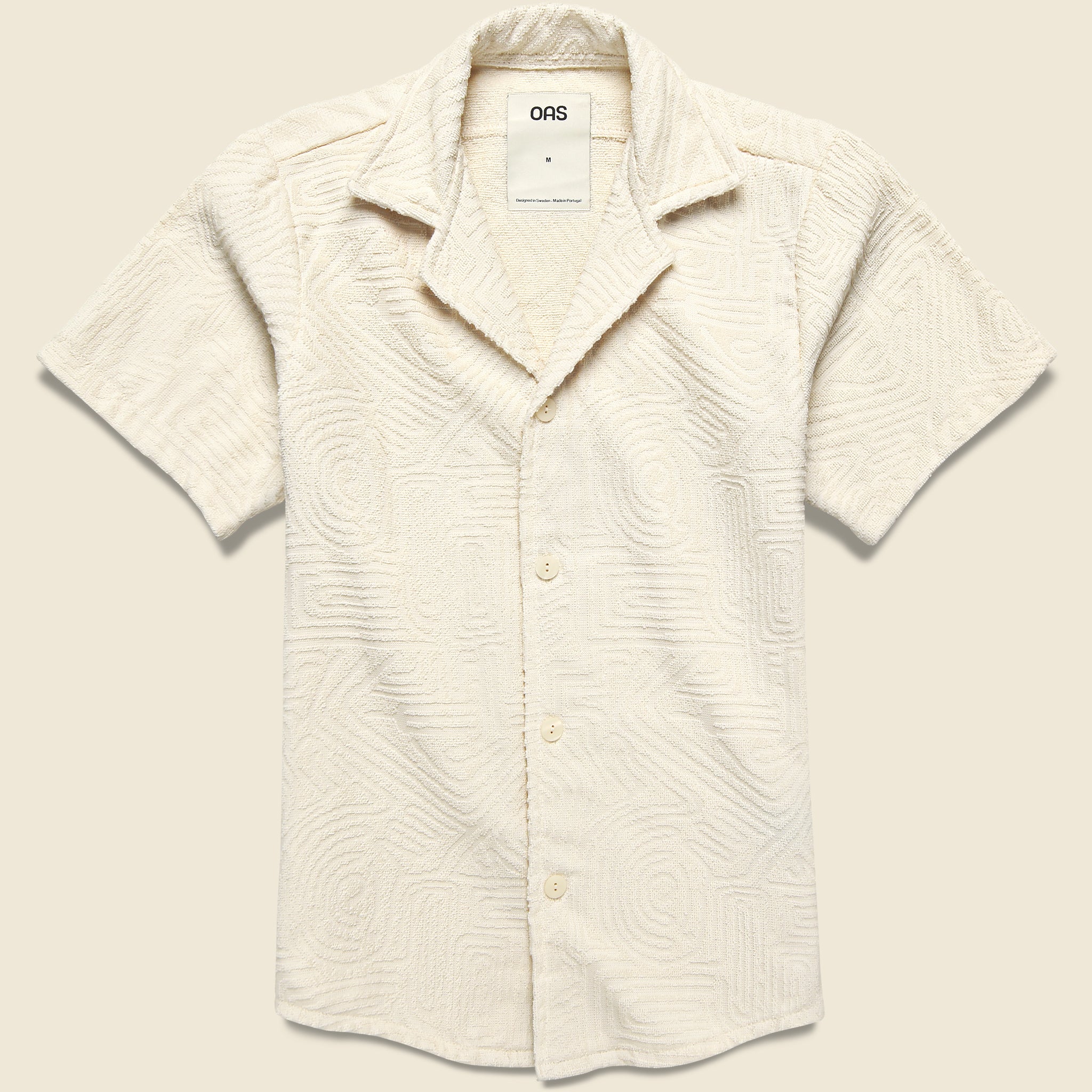 Golconda Terry Shirt - Cream - OAS - STAG Provisions - Tops - S/S Knit