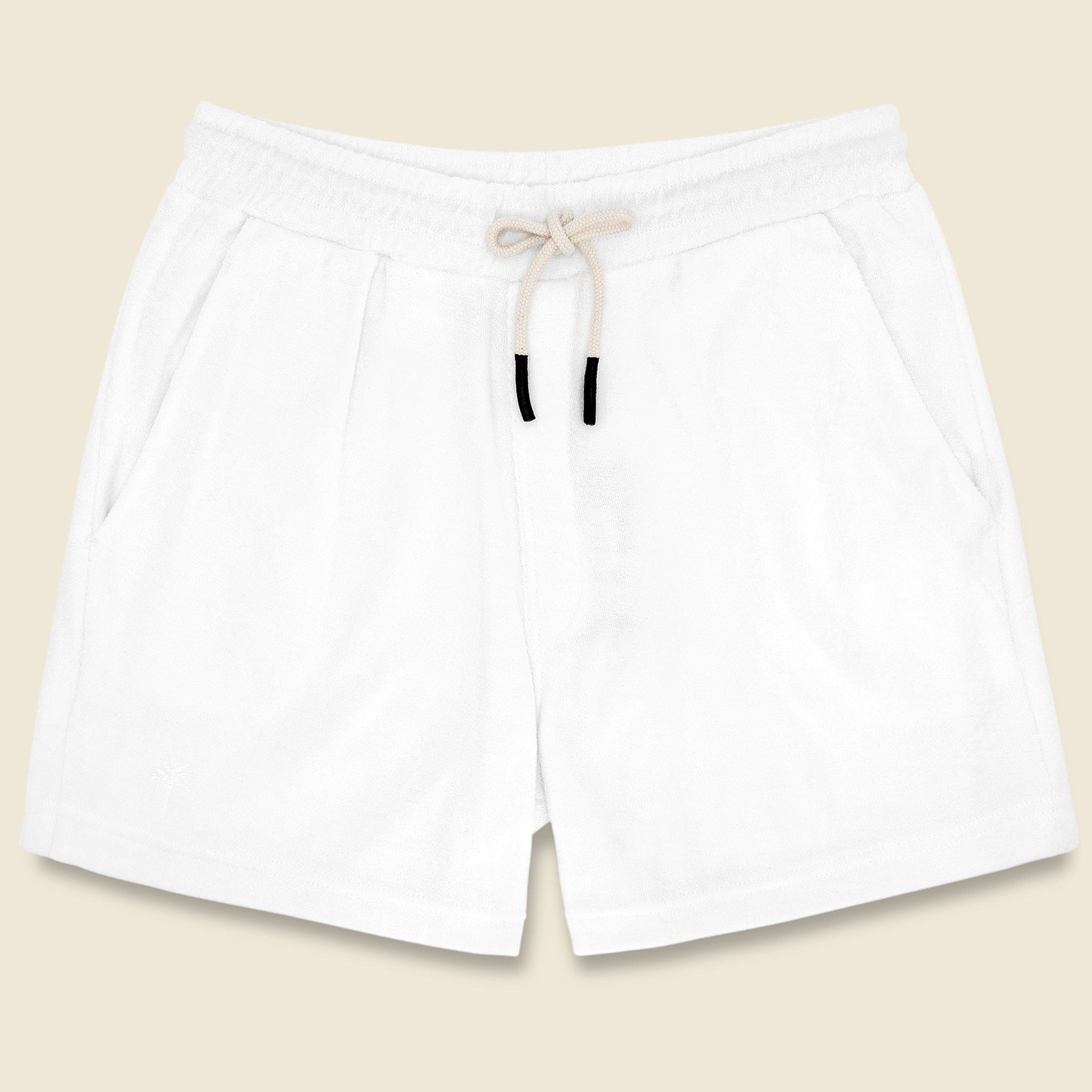 Solid Terry Shorts - White - OAS - STAG Provisions - Shorts - Lounge