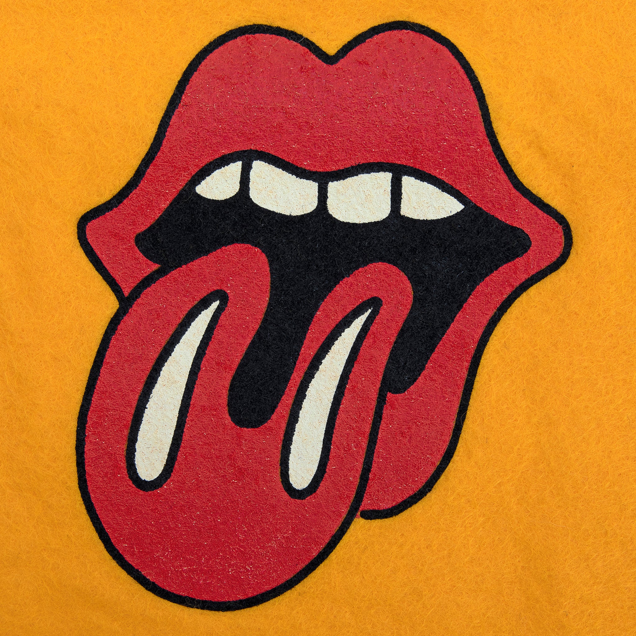 Rolling Stones Lips Banner - Oxford Pennant - STAG Provisions - Home - Art & Accessories - Decorative Object