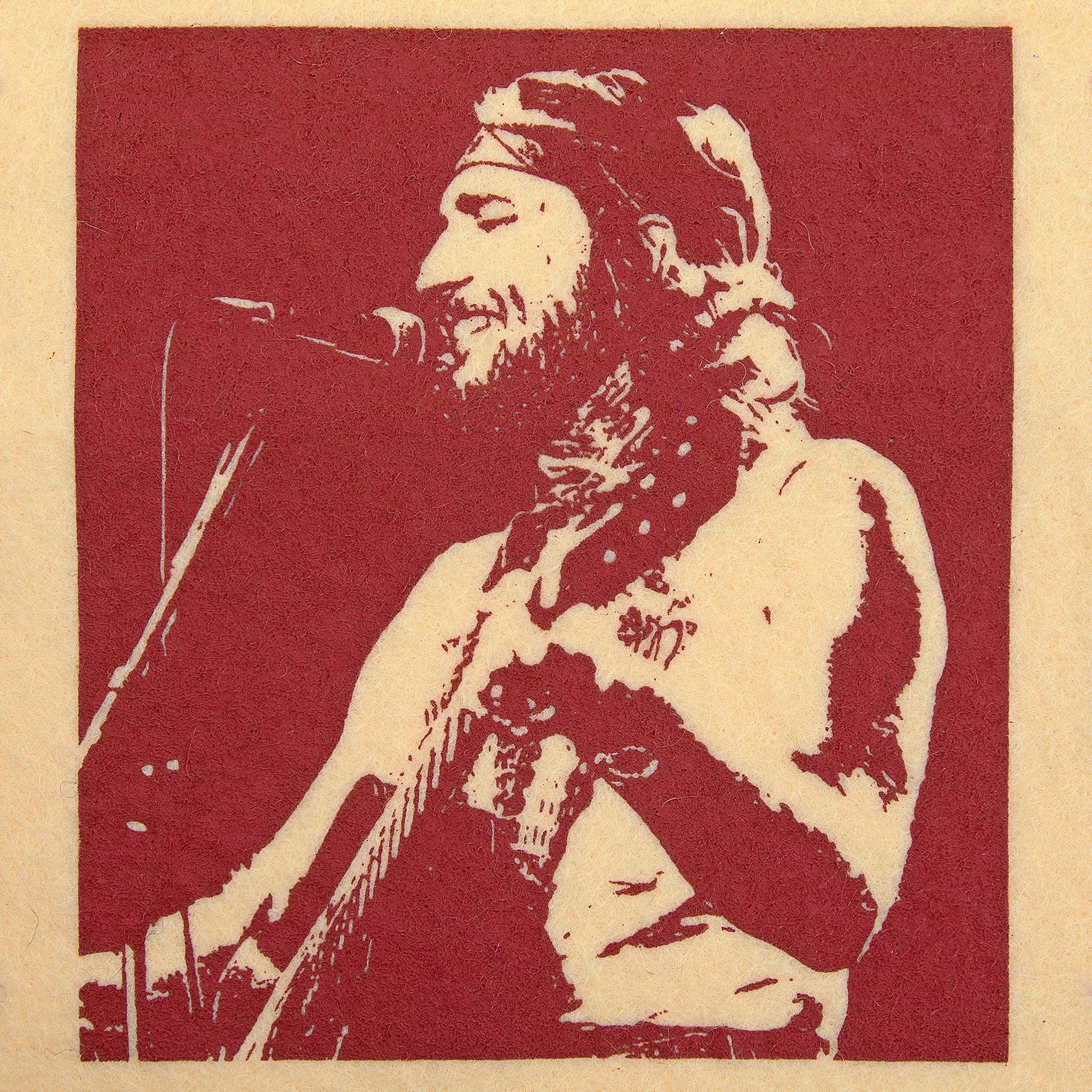 Willie Nelson Live in Austin Banner - Oxford Pennant - STAG Provisions - Home - Art & Accessories - Decorative Object