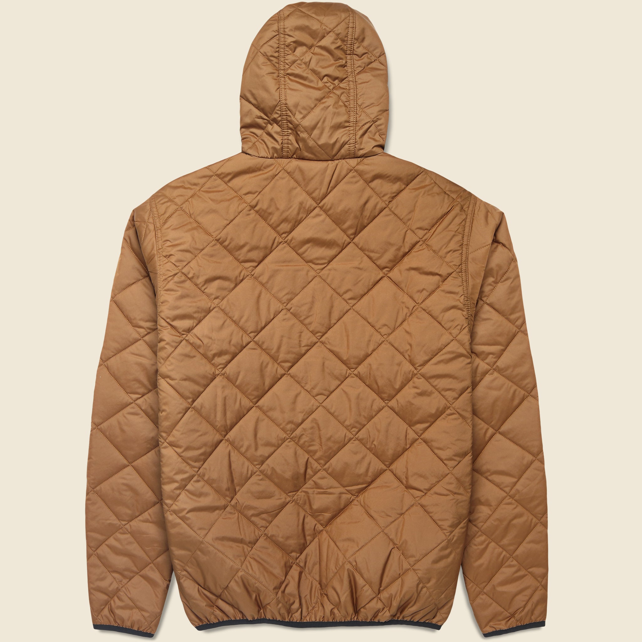 Diamond Quilted Bomber Hoody - Deer Brown - Patagonia - STAG Provisions - Outerwear - Coat / Jacket