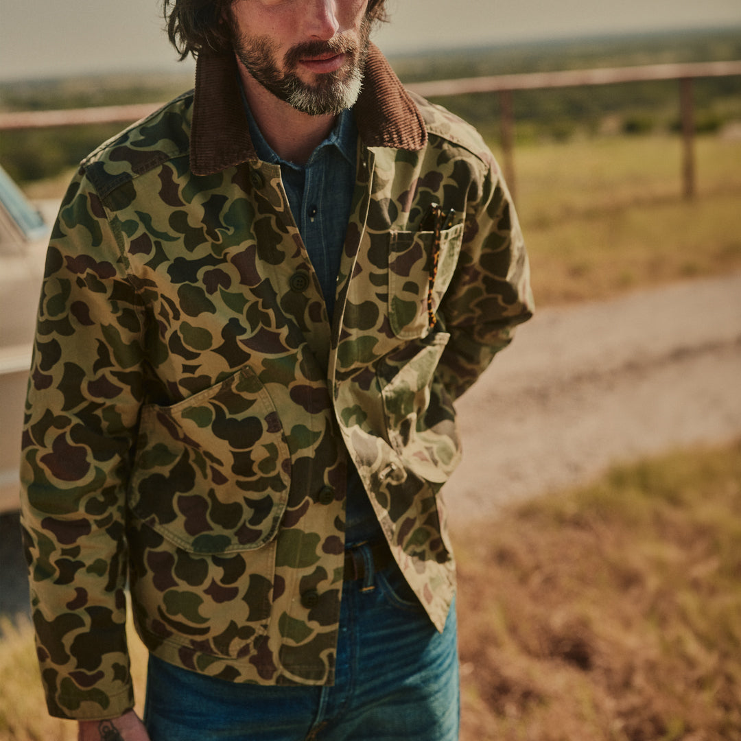 
                          Canvas Outfitter Jacket - Camo - Filson - STAG Provisions - Outerwear - Coat / Jacket
                        