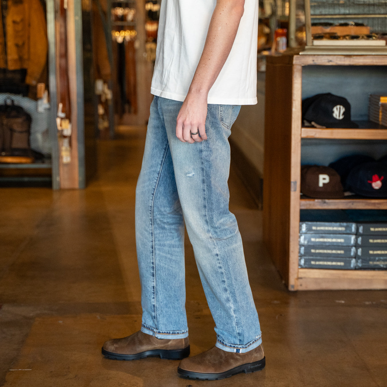 
                          505 Regular Jean - Back At It Selvedge - Levis Premium - STAG Provisions - Pants - Denim
                        