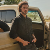 Slim Fit Corduroy Western Shirt - Black - RRL - STAG Provisions - Tops - L/S Woven - Corduroy