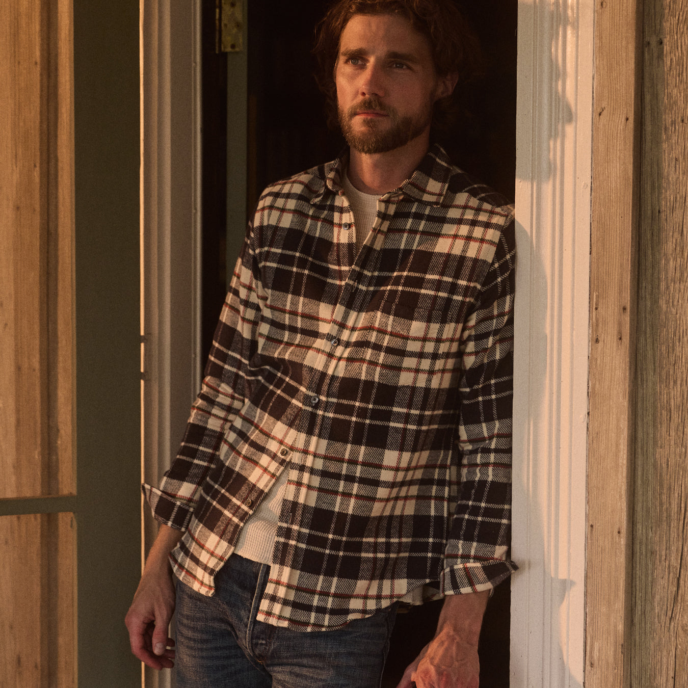 Hillside Shirt - Black - Portuguese Flannel - STAG Provisions - Tops - L/S Woven - Plaid