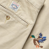 Novelty Duck Embroidered Chino - Khaki - Polo Ralph Lauren - STAG Provisions - Pants - Twill