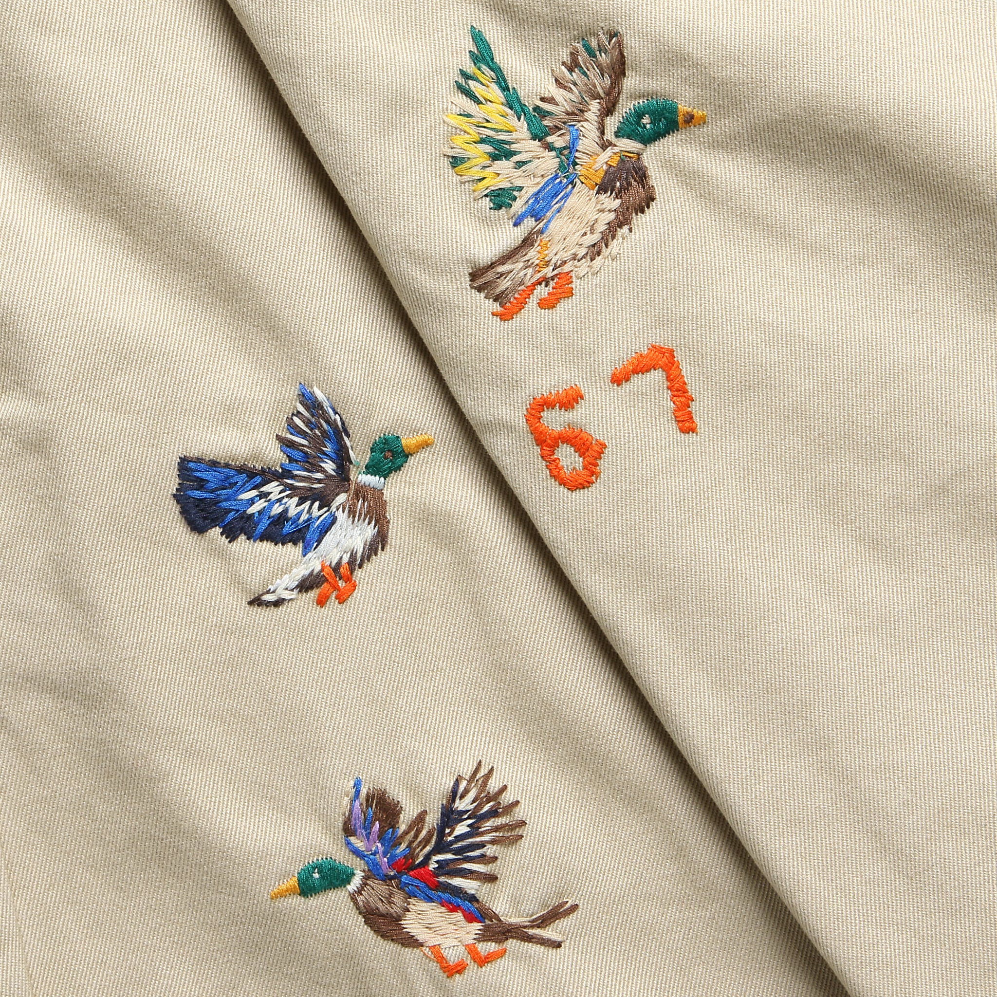 
                          Novelty Duck Embroidered Chino - Khaki - Polo Ralph Lauren - STAG Provisions - Pants - Twill
                        