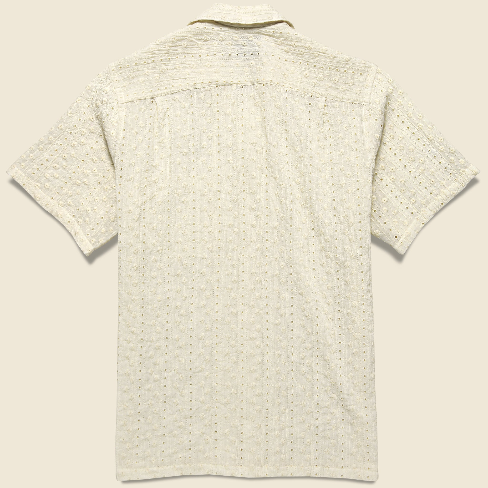 Piros Camp Shirt - White - Portuguese Flannel - STAG Provisions - Tops - S/S Woven - Other Pattern