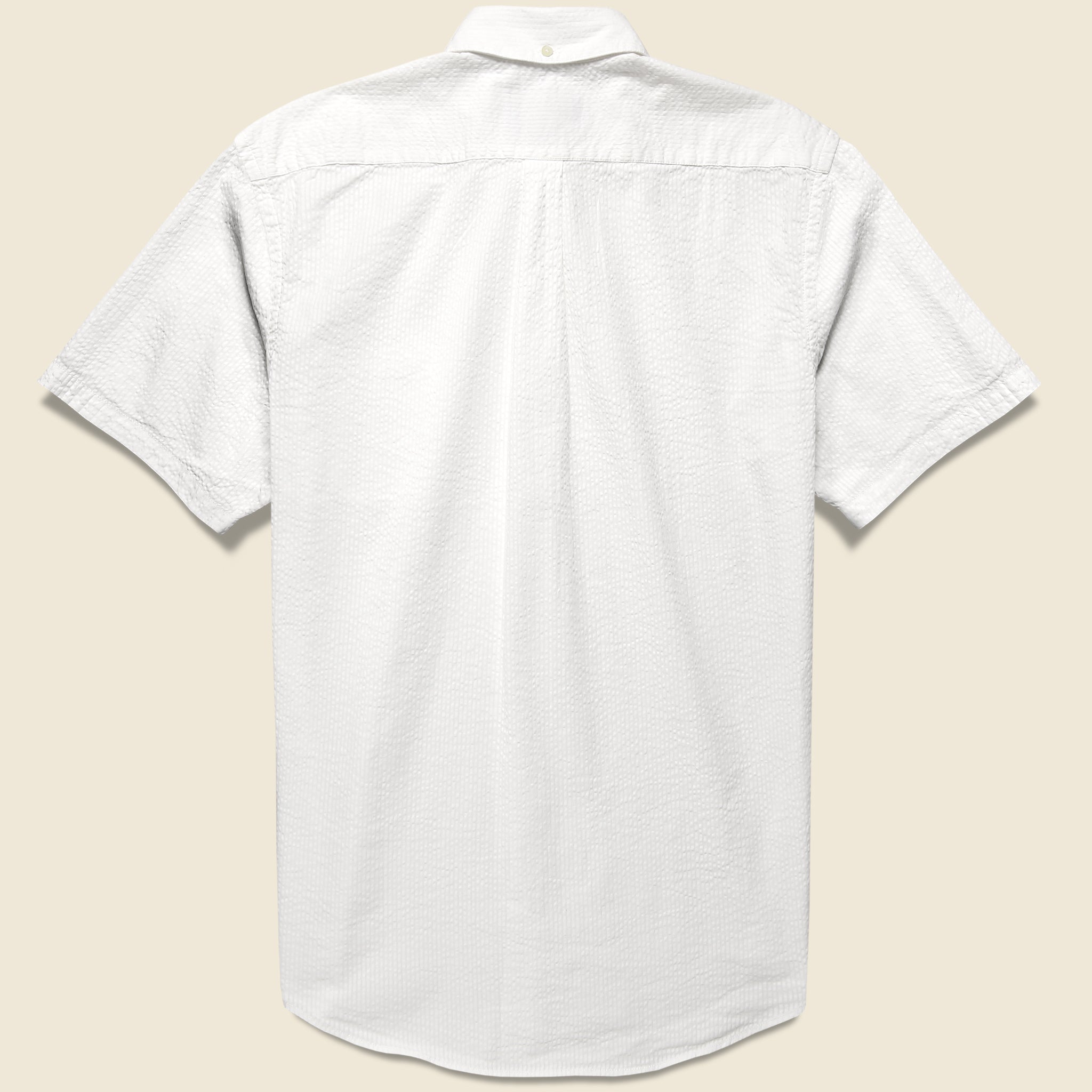 
                          Atlantico Seersucker Shirt - White - Portuguese Flannel - STAG Provisions - Tops - S/S Woven - Seersucker
                        