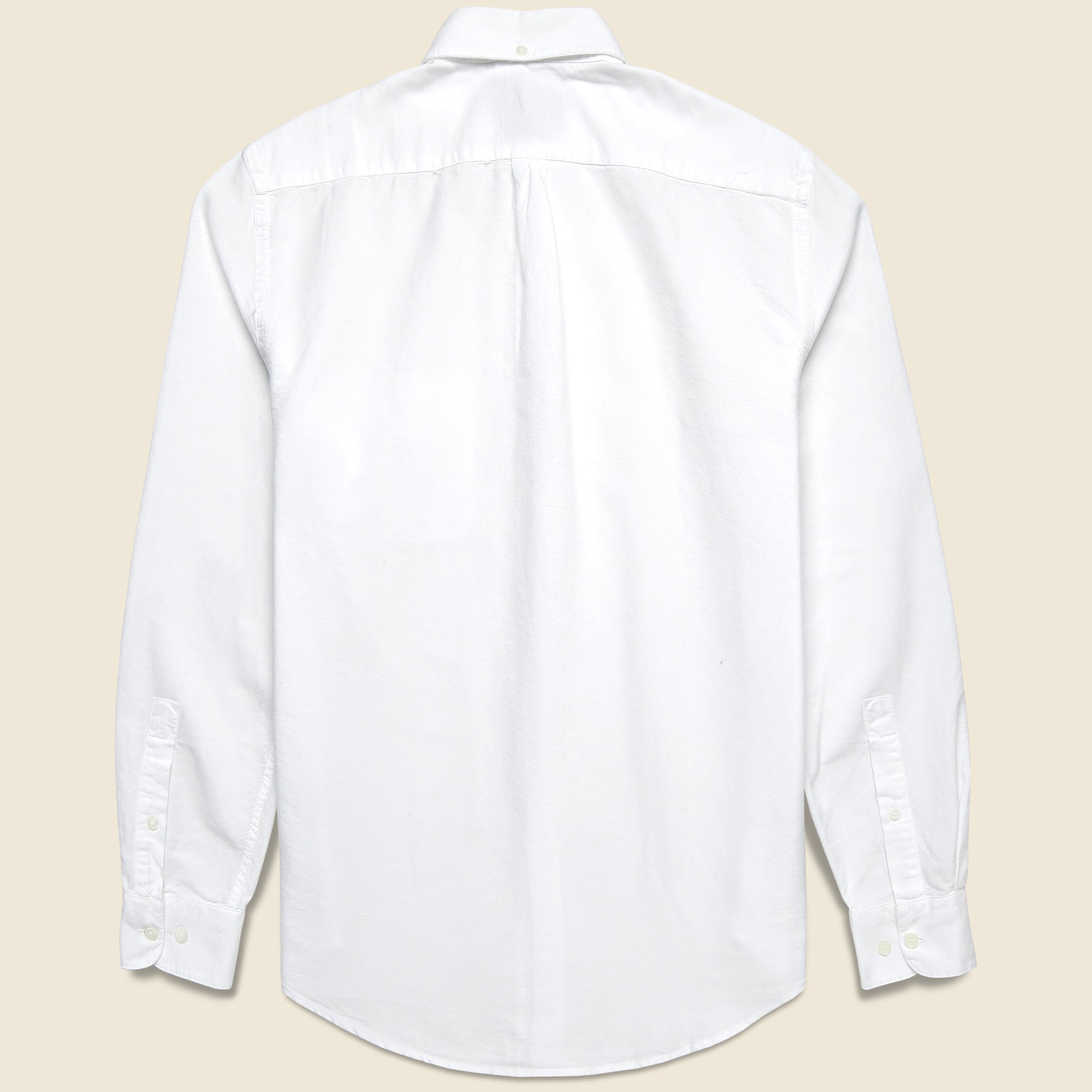 Belavista Brushed Oxford Shirt - White - Portuguese Flannel - STAG Provisions - Tops - L/S Woven - Solid