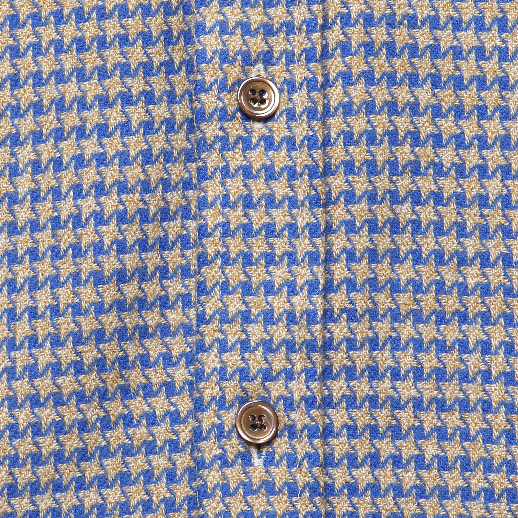 Pied Poule Shirt - Blue - Portuguese Flannel - STAG Provisions - Tops - L/S Woven - Other Pattern