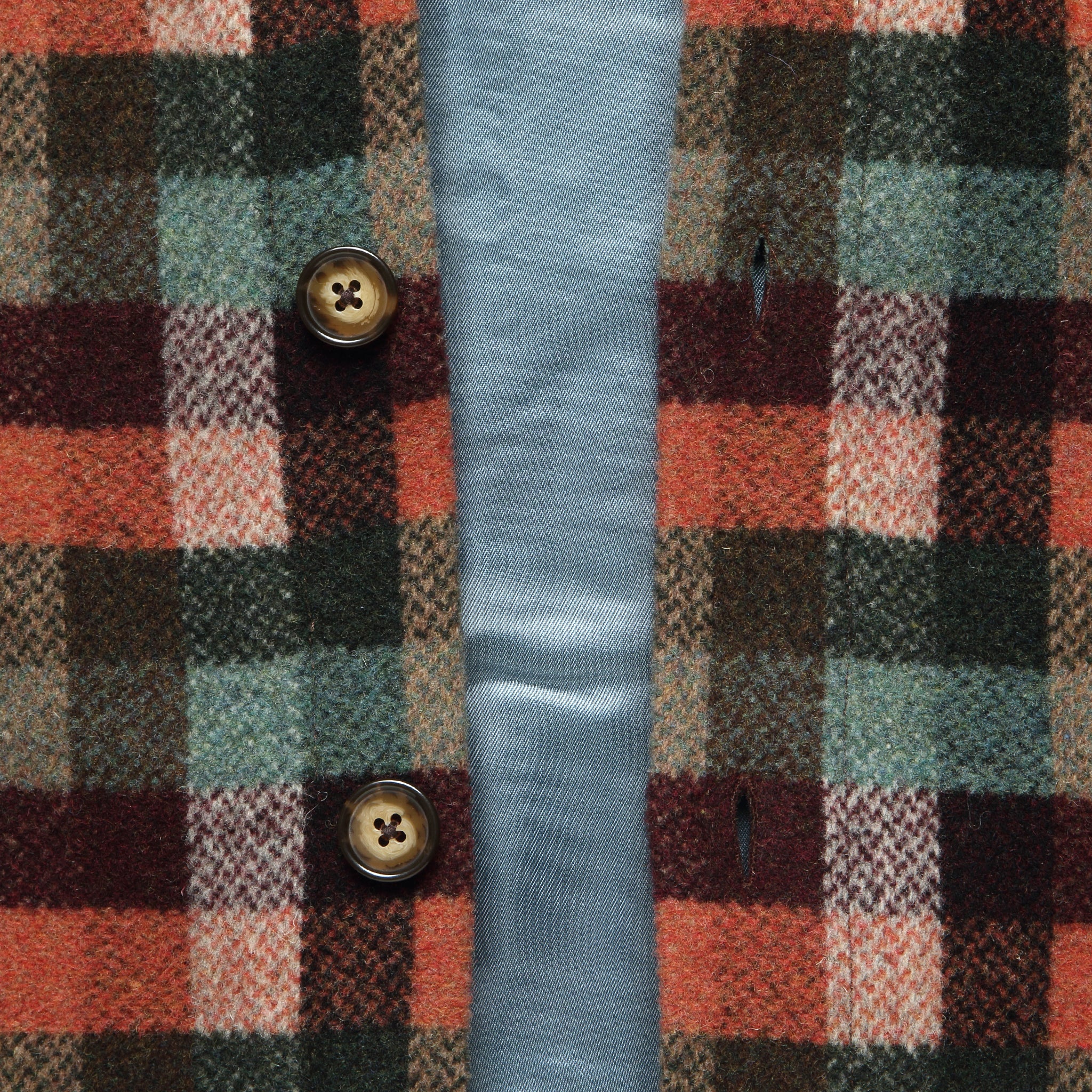 
                          Block Overshirt - Brick/Green/Multi - Portuguese Flannel - STAG Provisions - Tops - L/S Woven - Overshirt
                        
