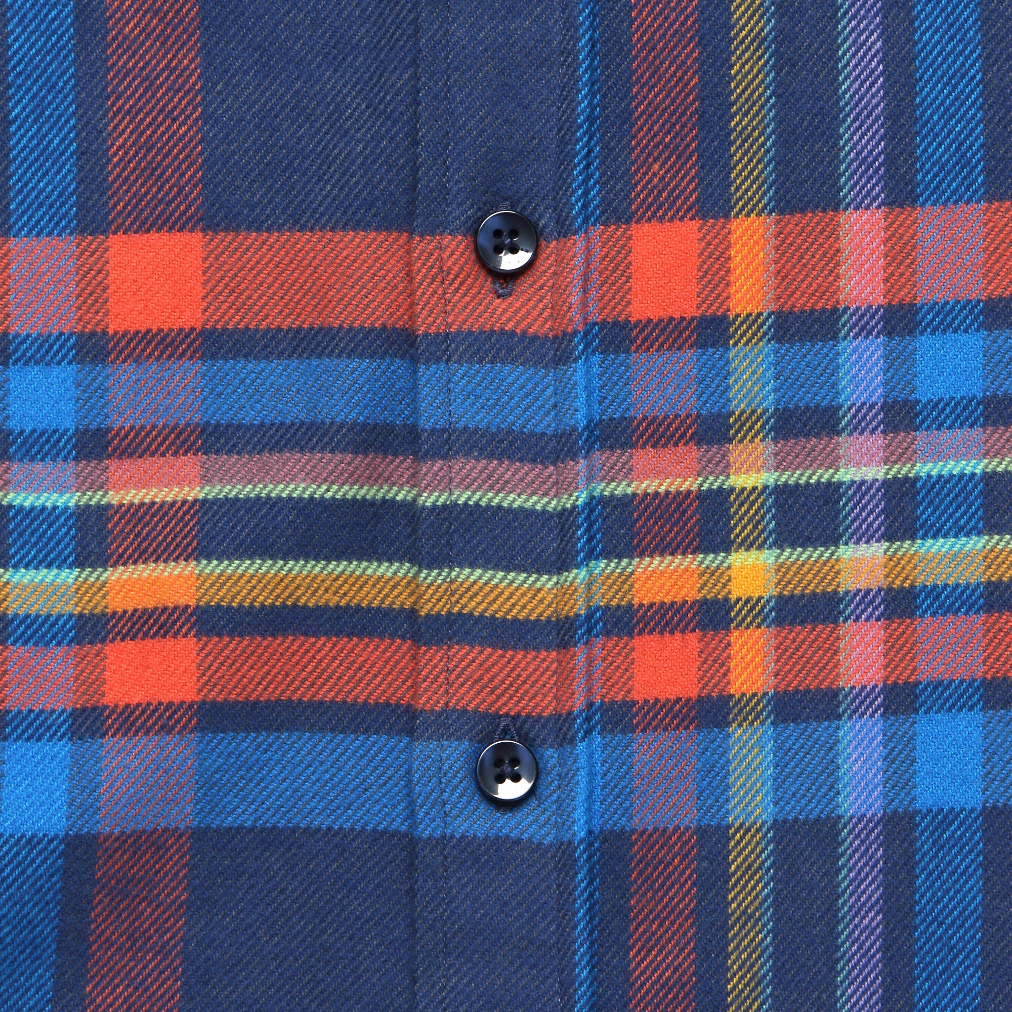 Basti Shirt - Blue/Orange - Portuguese Flannel - STAG Provisions - Tops - L/S Woven - Plaid