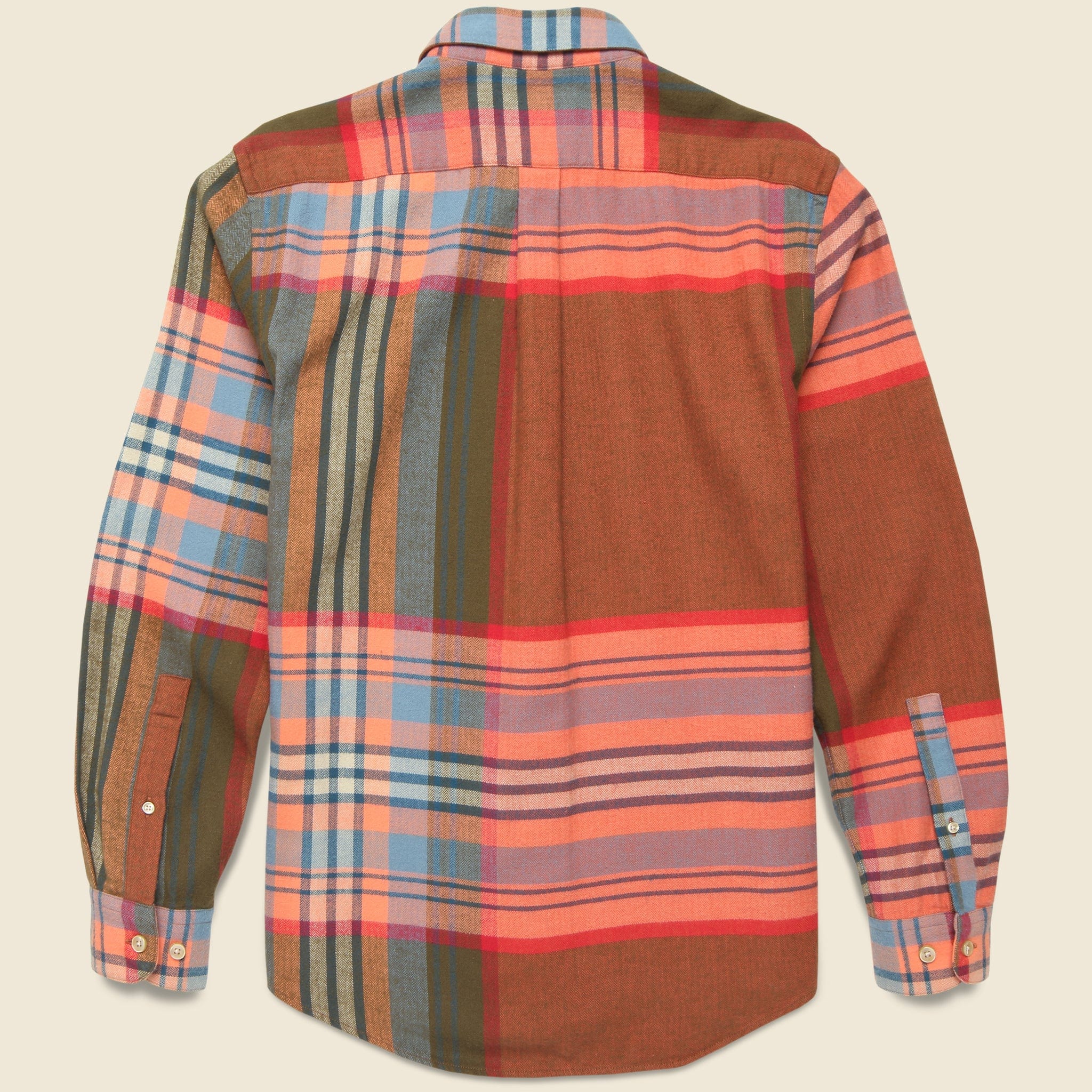 Verso Shirt - Pink/Brick/Multi - Portuguese Flannel - STAG Provisions - Tops - L/S Woven - Plaid