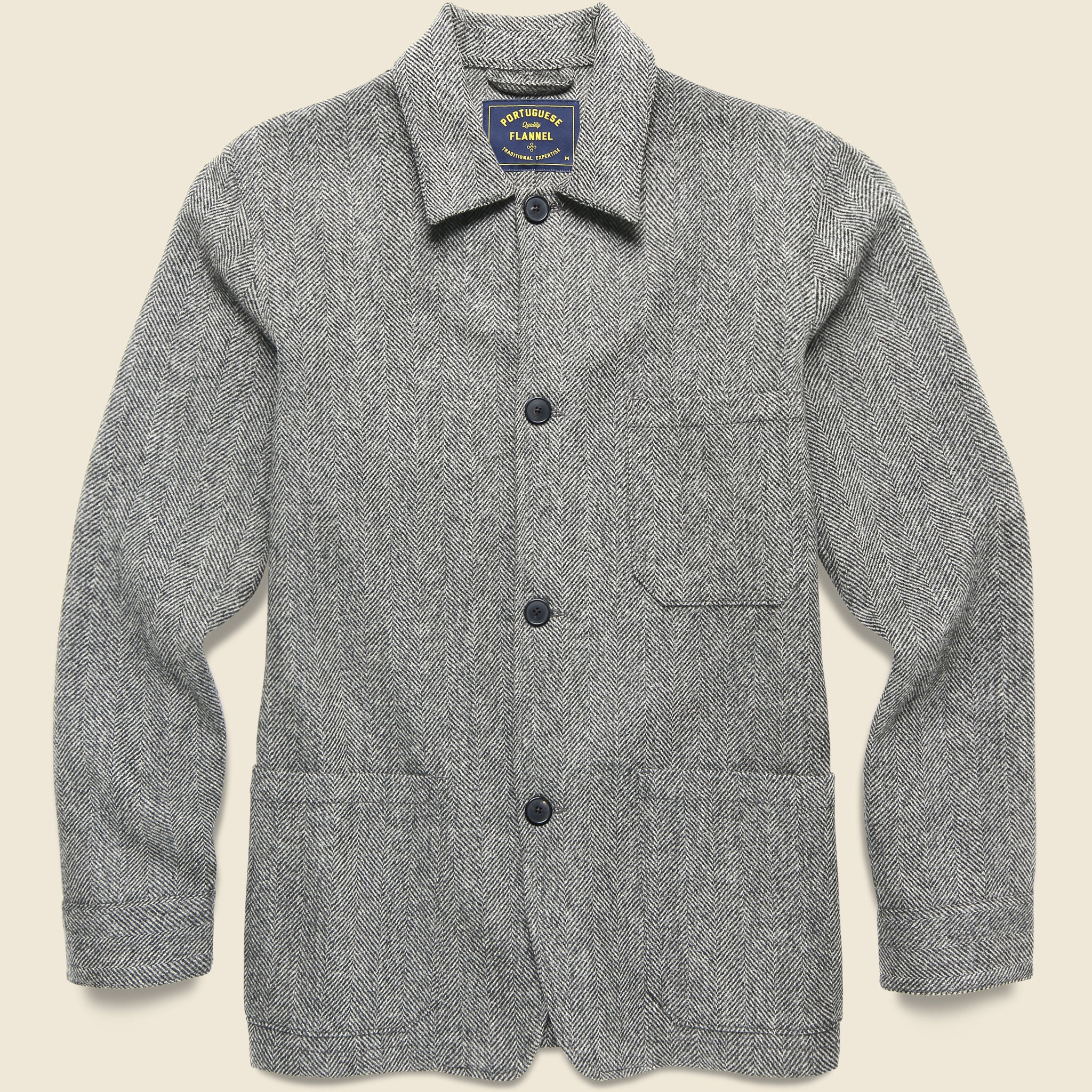 Labura Shirt Jacket - Grey - Portuguese Flannel - STAG Provisions - Outerwear - Shirt Jacket