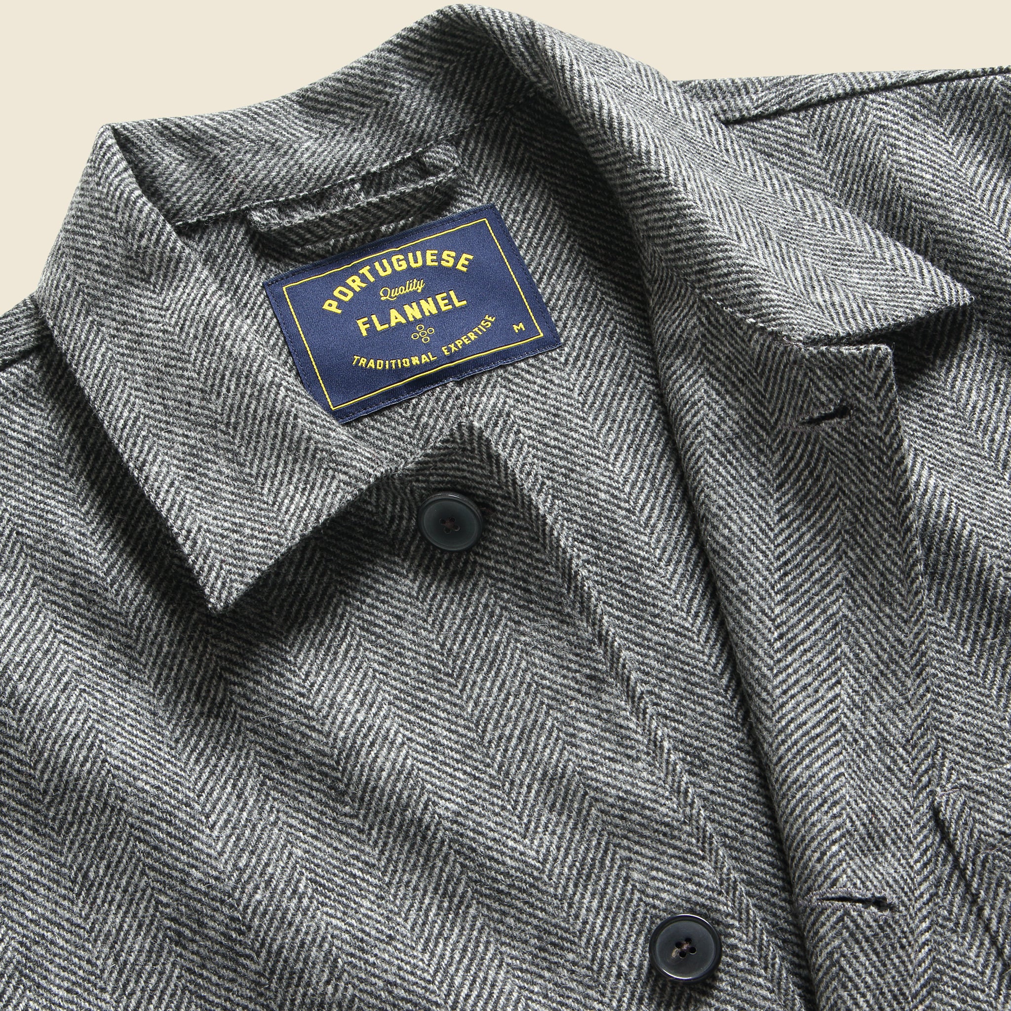 
                          Labura Shirt Jacket - Grey - Portuguese Flannel - STAG Provisions - Outerwear - Shirt Jacket
                        