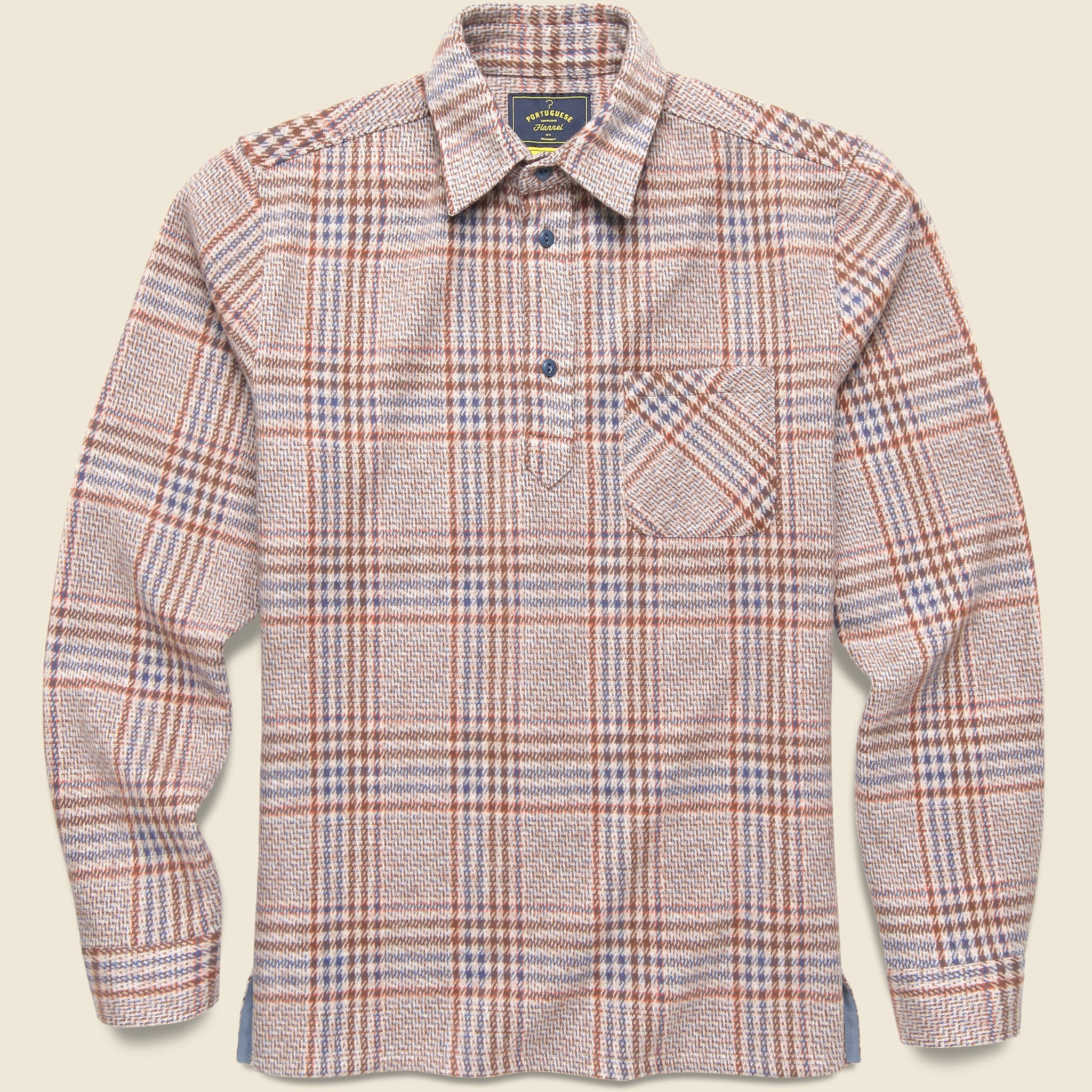 Dona Popover Shirt - Tan Multi - Portuguese Flannel - STAG Provisions - Tops - L/S Knit