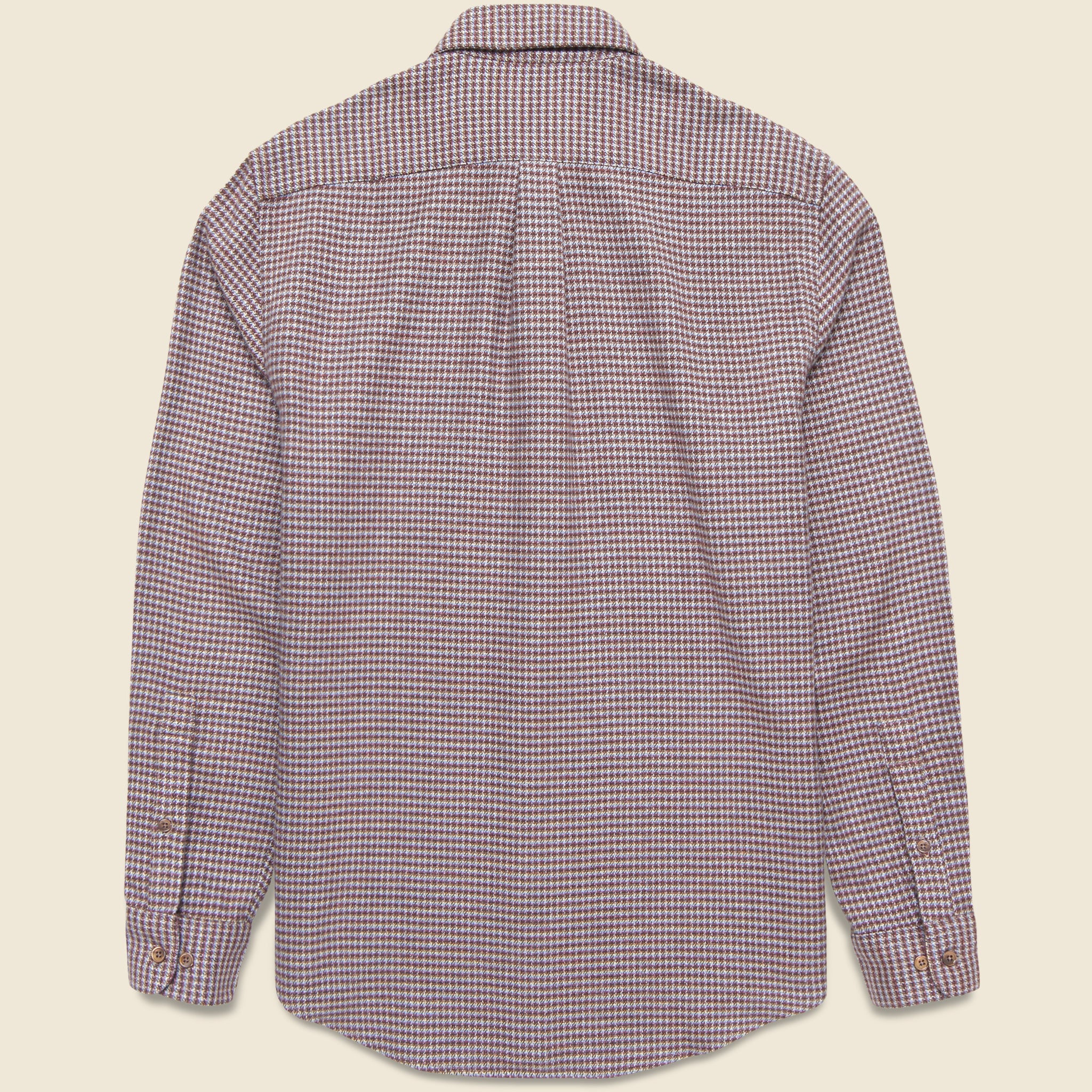Dylan Shirt - Bordeaux - Portuguese Flannel - STAG Provisions - Tops - L/S Woven - Other Pattern